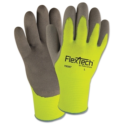 HI VIS THERMAL SYNTHETICKNIT GLOVE WITH NITRILE